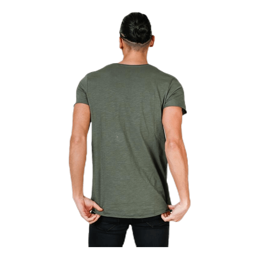 Bas Tee Ss U-Neck Green