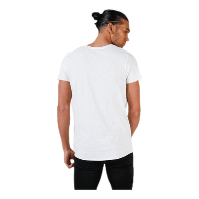 Bas Tee Ss U-Neck White