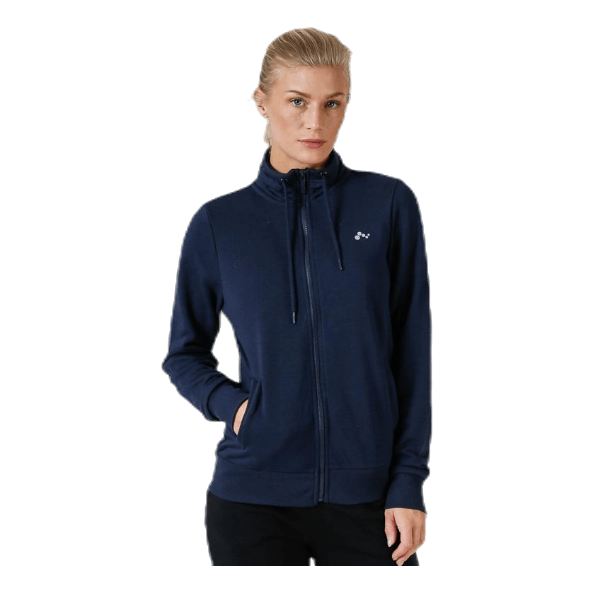 Elina High Neck Sweat Blue