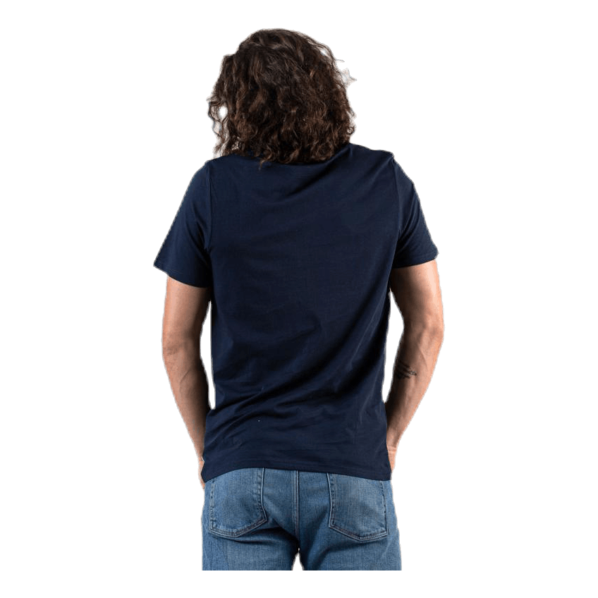 Organic Basic Tee Ss O-Neck Blue