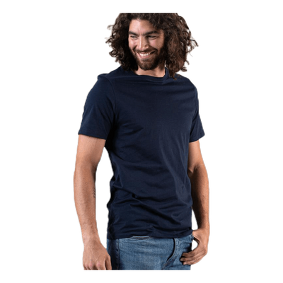 Organic Basic Tee Ss O-Neck Blue