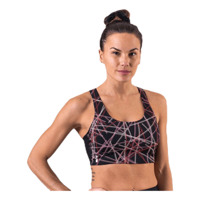 Odele Aop Sports Bra Black