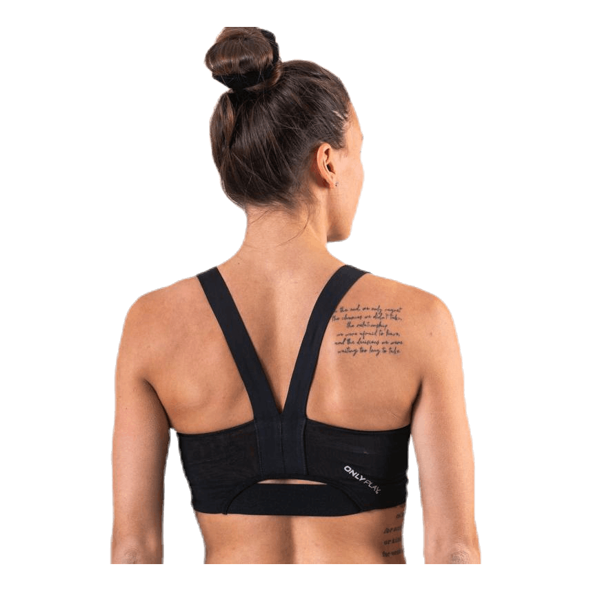 Odele Aop Sports Bra Black