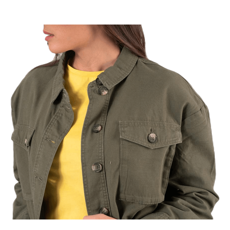 Marina Crop Jacket Green