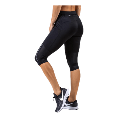 Mahana 3/4 Run Tights XQL Black