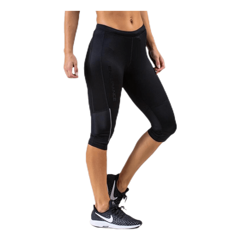 Mahana 3/4 Run Tights XQL Black