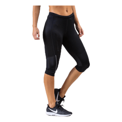 Mahana 3/4 Run Tights XQL Black