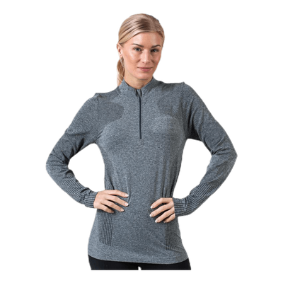 Kanen Seamless Melange Midlayer Green