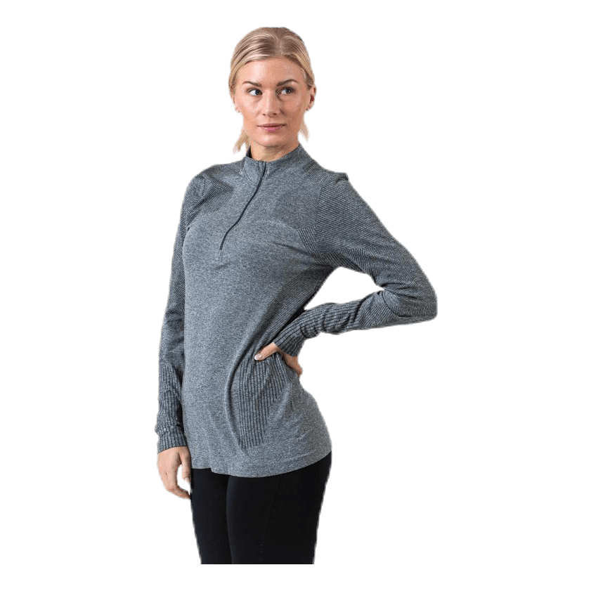 Kanen Seamless Melange Midlayer Green