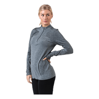 Kanen Seamless Melange Midlayer Green