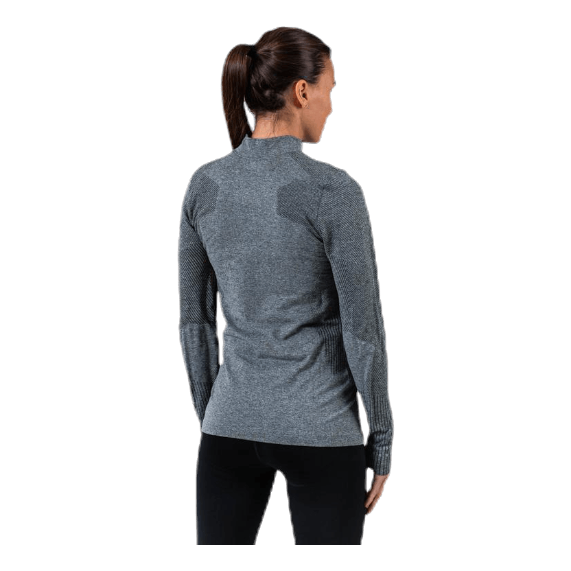 Kanen Seamless Melange Midlayer Green