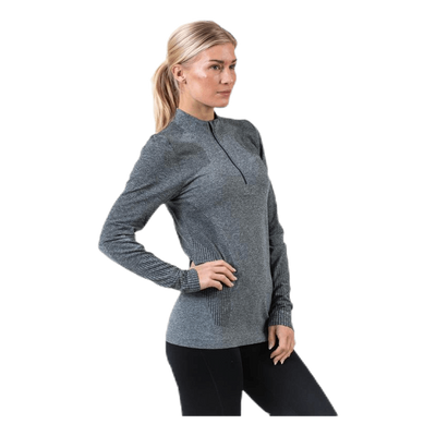 Kanen Seamless Melange Midlayer Green