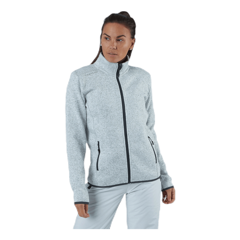 Maleo Melange Fleece Jacket Grey