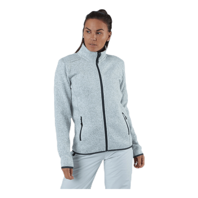 Maleo Melange Fleece Jacket Grey