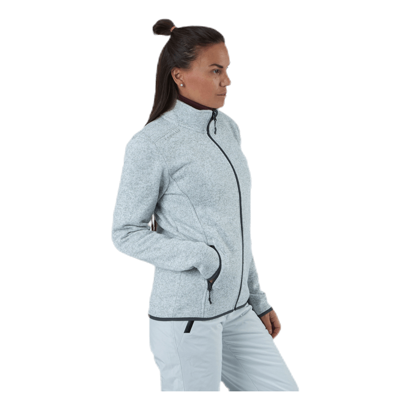 Maleo Melange Fleece Jacket Grey