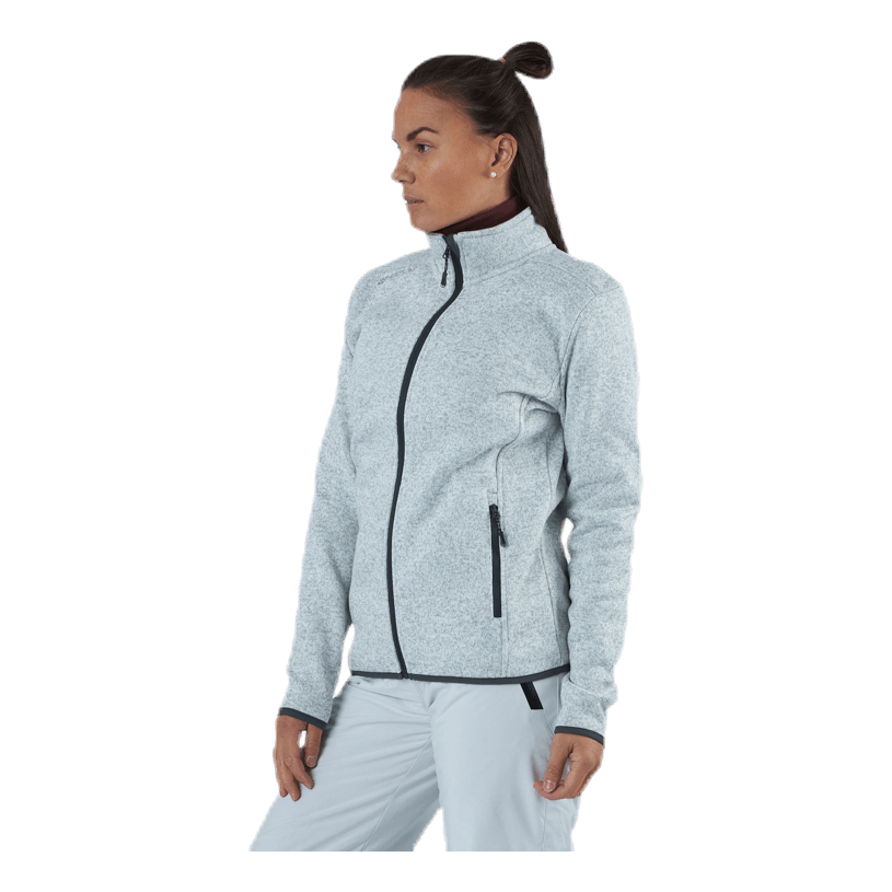 Maleo Melange Fleece Jacket Grey