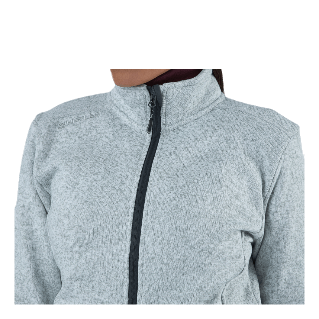 Maleo Melange Fleece Jacket Grey