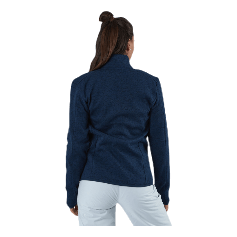 Maleo Melange Fleece Jacket Blue