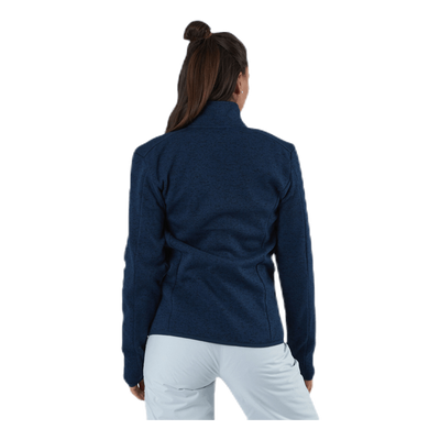 Maleo Melange Fleece Jacket Blue