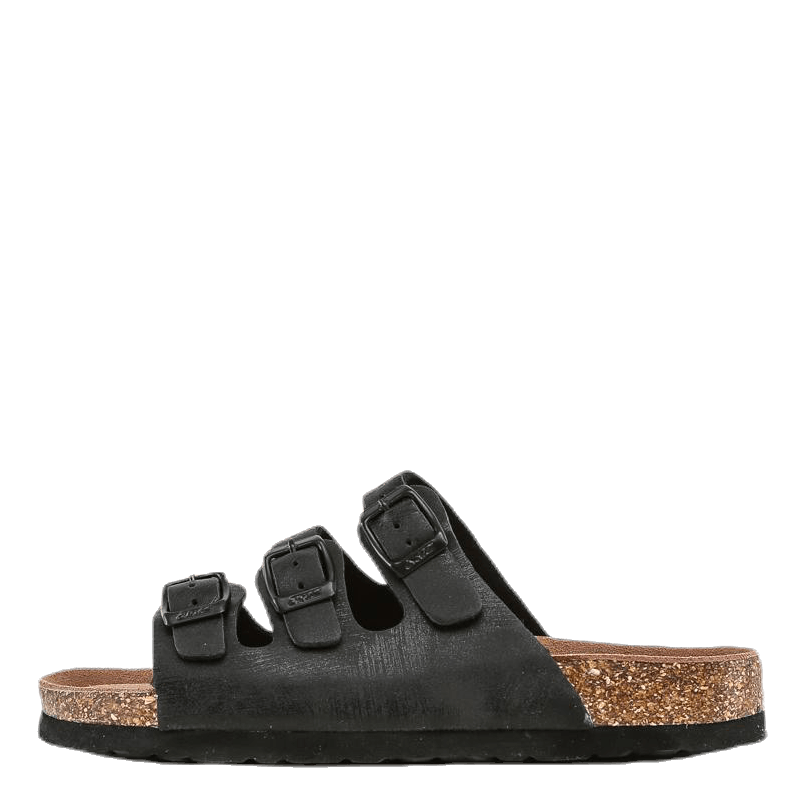 Santa Cork Sandals Black