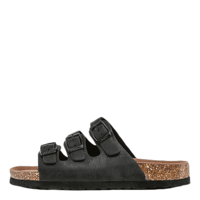 Santa Cork Sandals Black