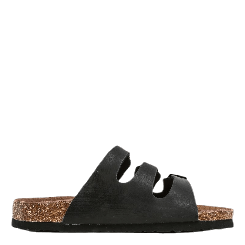 Santa Cork Sandals Black