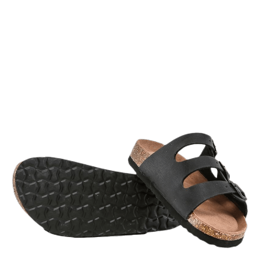 Santa Cork Sandals Black