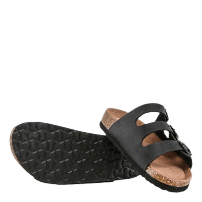 Santa Cork Sandals Black