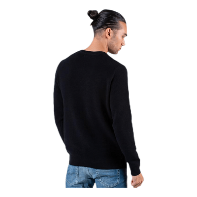 Liam Knit Crew Neck Black