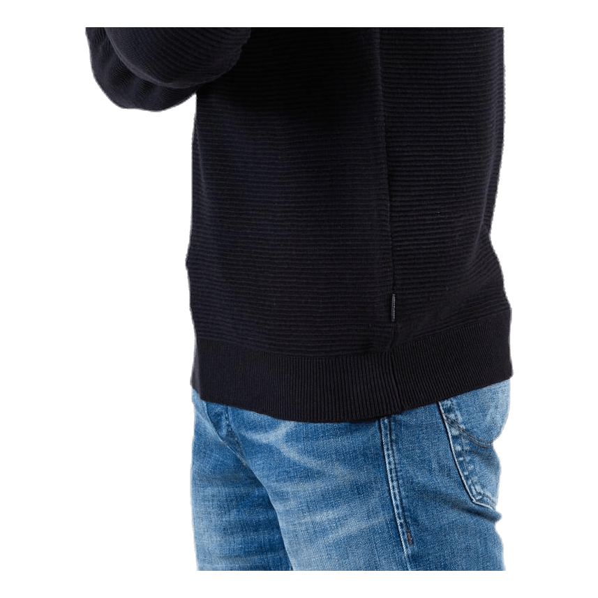 Liam Knit Crew Neck Black