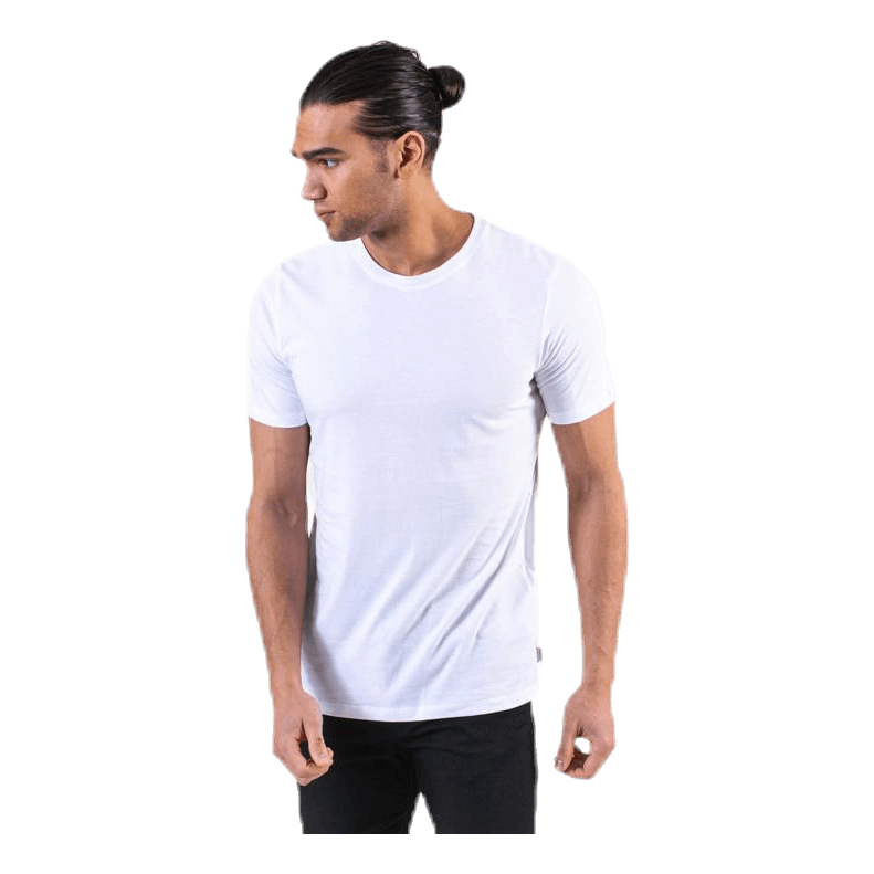 Organic Basic Tee Ss O-Neck White