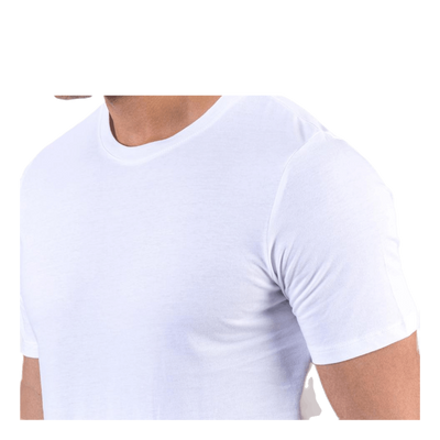 Organic Basic Tee Ss O-Neck White