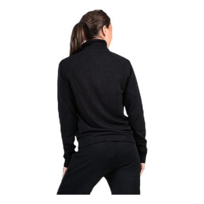 Jenna Zip Sweat Black