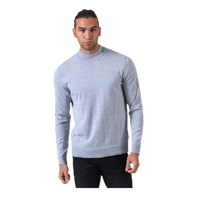 Fast Knit High Neck Grey