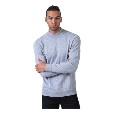 Fast Knit High Neck Grey