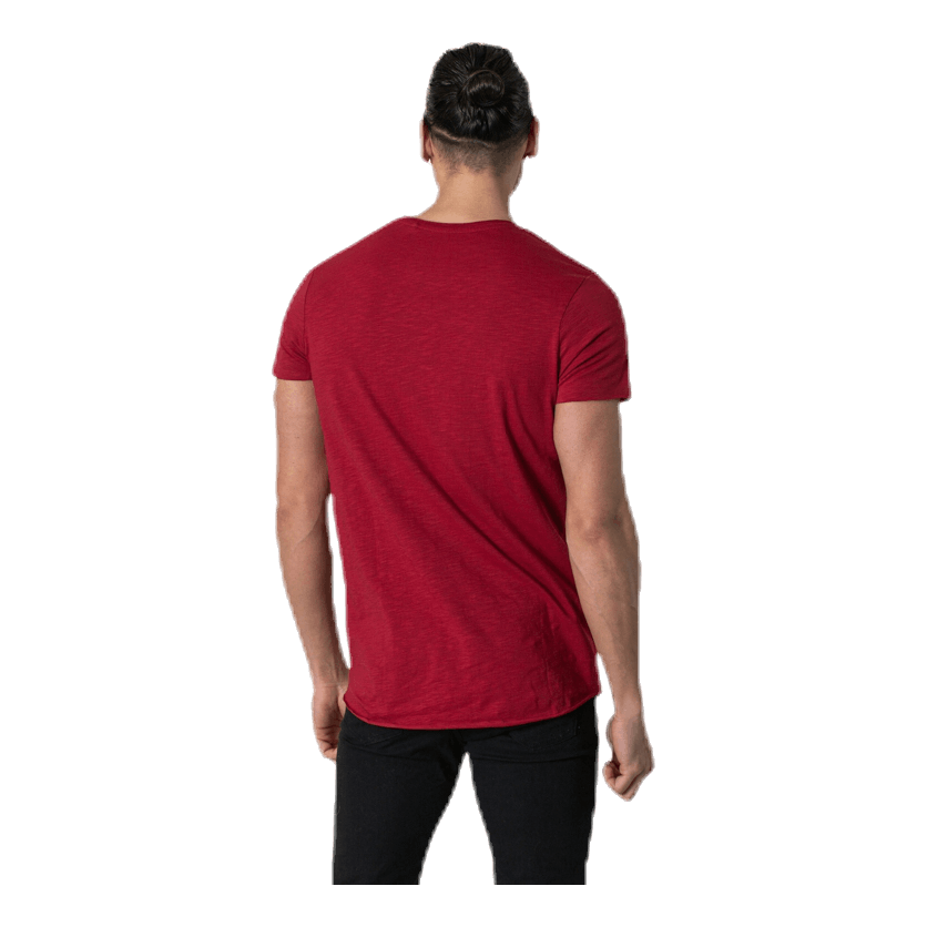 Bas Tee Ss U-Neck Red