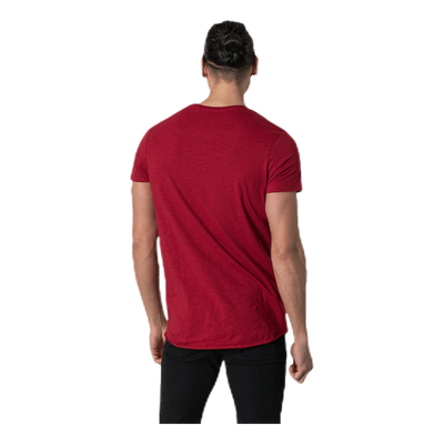 Bas Tee Ss U-Neck Red