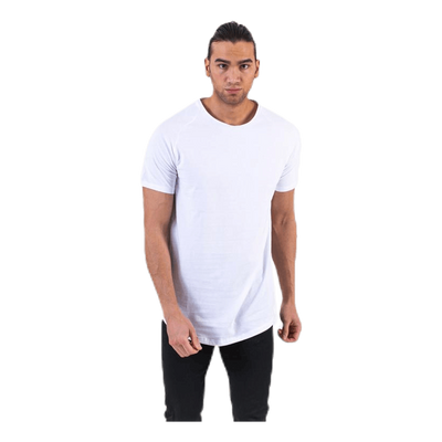 Curved Tee Ss O-Neck White