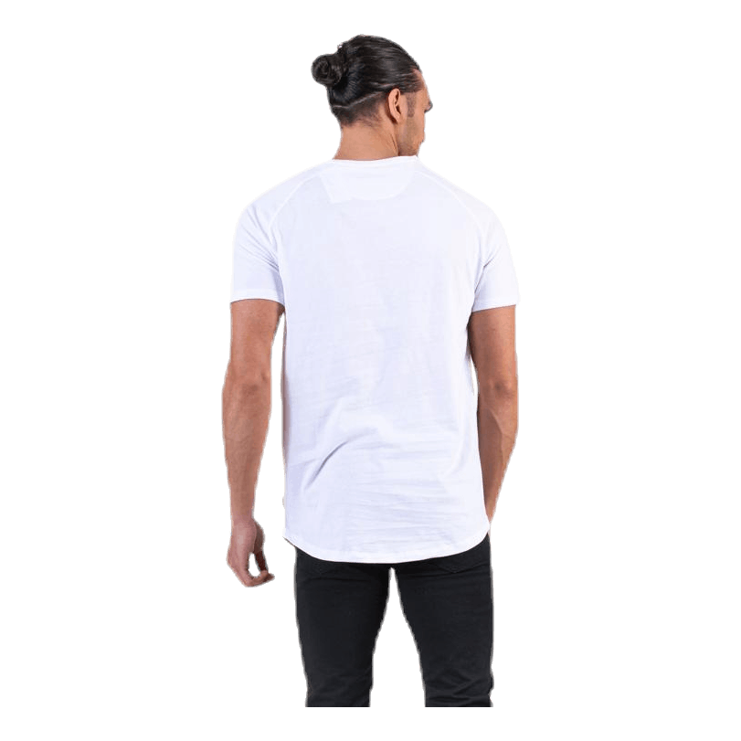 Curved Tee Ss O-Neck White