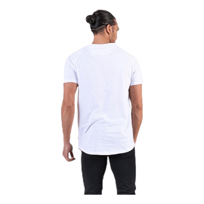 Curved Tee Ss O-Neck White