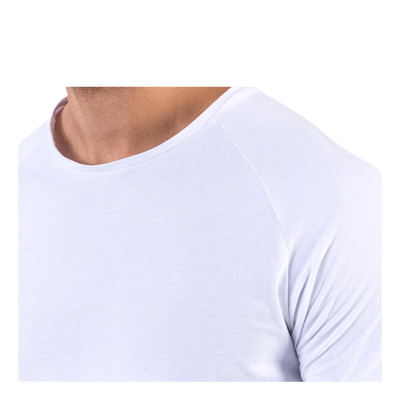 Curved Tee Ss O-Neck White