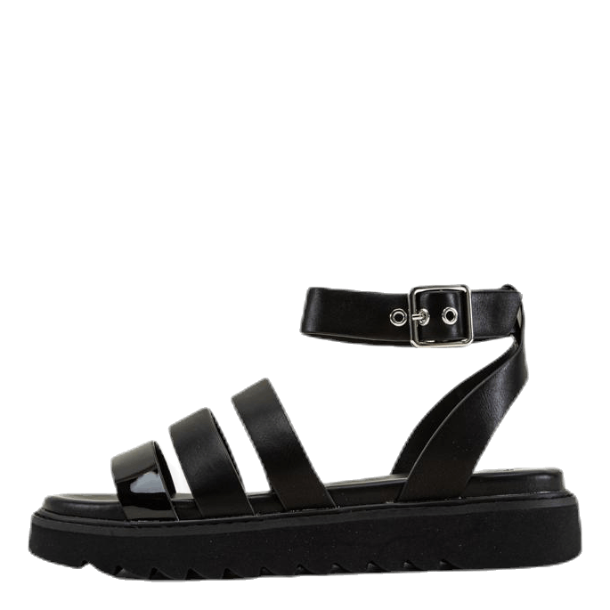 Malu Pu Chunky Wrap Sandal Black