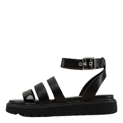 Malu Pu Chunky Wrap Sandal Black