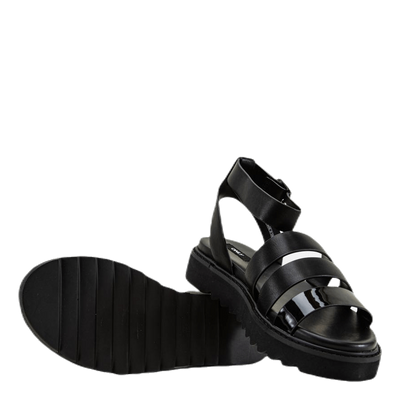 Malu Pu Chunky Wrap Sandal Black