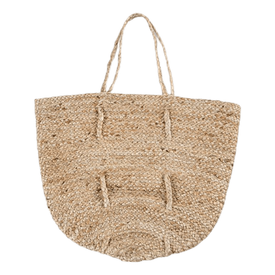 Carmen Jute Shopper Bag Beige