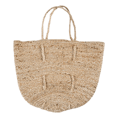 Carmen Jute Shopper Bag Beige