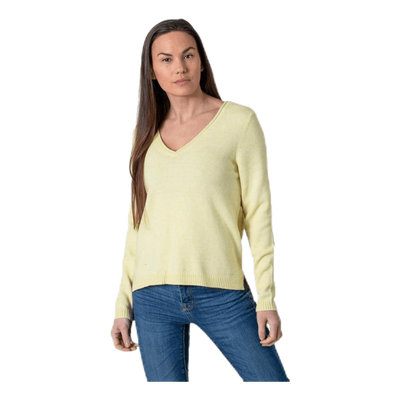 Lesly New V-Neck Pullover Knt Beige