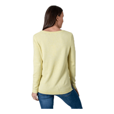 Lesly New V-Neck Pullover Knt Beige