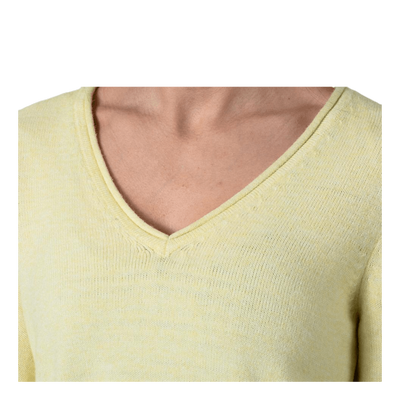 Lesly New V-Neck Pullover Knt Beige