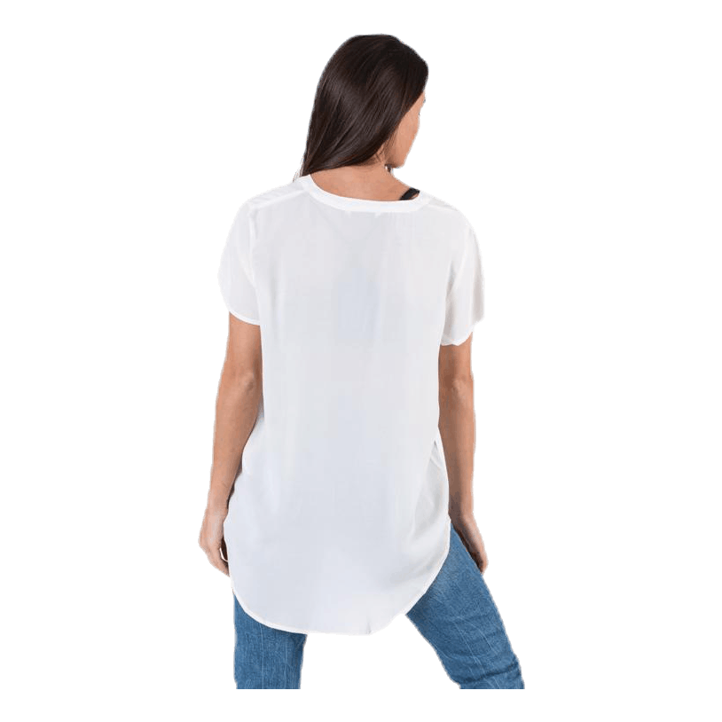 Molly Ss V-Neck White